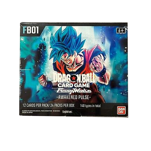 dragon ball super awakened pulse booster box Dragon Ball Fusion World TCG FB01 Awakened Pulse Booster Box Sealed