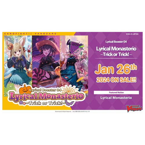 lyrical monasterio booster box Cardfight Vanguard Lyrical Monasterio Sparkling Stars Booster Box main image 0