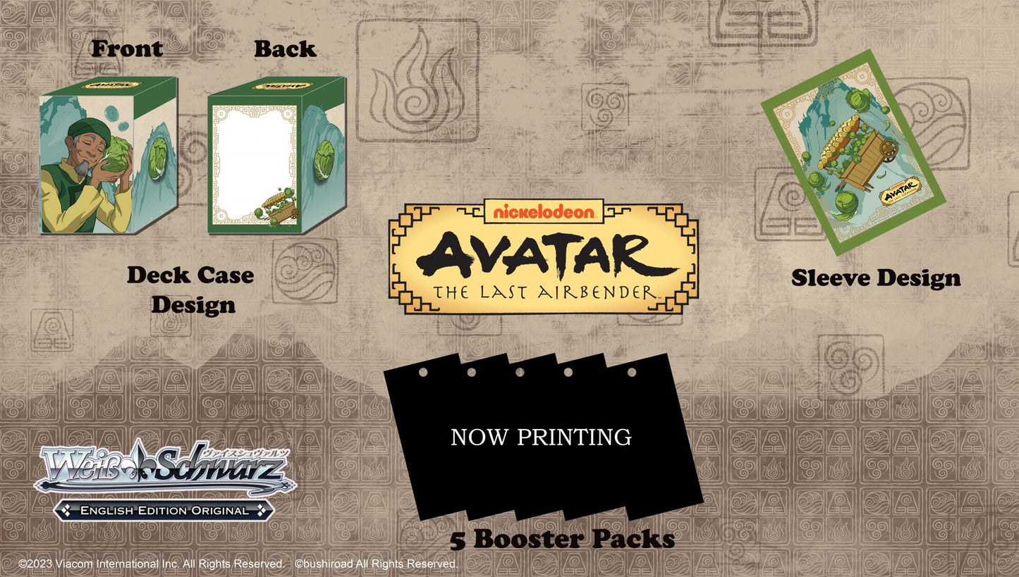 Weiss Schwarz | Avatar: The Last Airbender | Avatar: The Last Airbender Supply Set