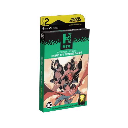 Hro Hybrid NFT | DC Chapter 2 | Black Adam Edition: 4-Pack Premium