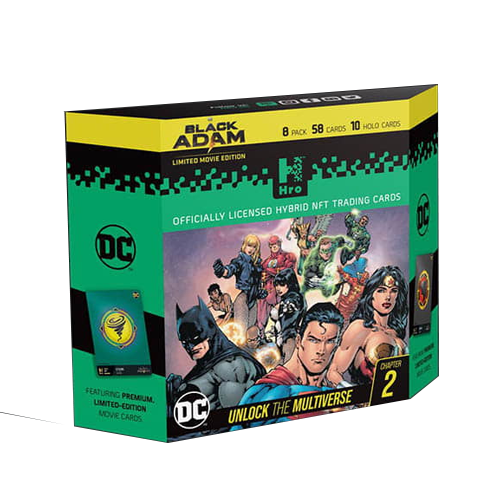 Hro Hybrid NFT | DC Chapter 2 | Black Adam Edition: 8-Pack Starter Pack