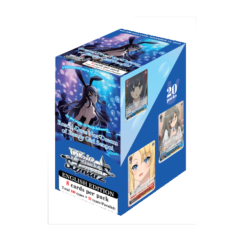 Weiss Schwarz | Rascal Does Not Dream of Bunny Girl Senpai Reprint | Rascal Does Not Dream of Bunny Girl Senpai Booster Box Reprint