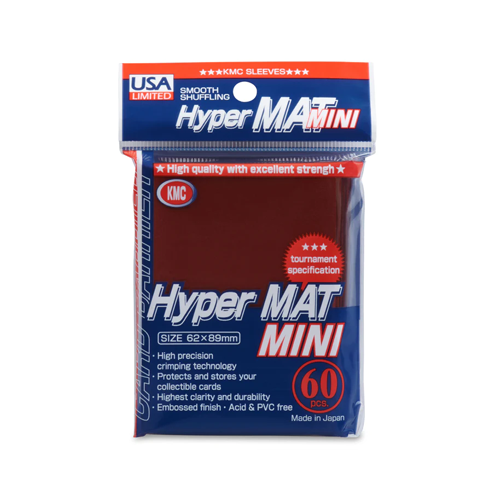 Supplies | KMC Sleeves | KMC Hyper Mat Mini (60 Count)