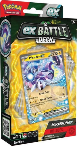 Pokemon | (MCAP) - Miscellaneous Cards & Products | Miraidon | Miraidon Ex Battle Deck