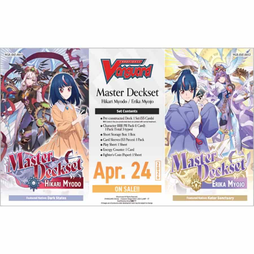 Cardfight Vanguard | [Z-SS11/12] Hikari Myodo/Erika Myojo | Master Deckset Hikari Myodo/Erika Myojo