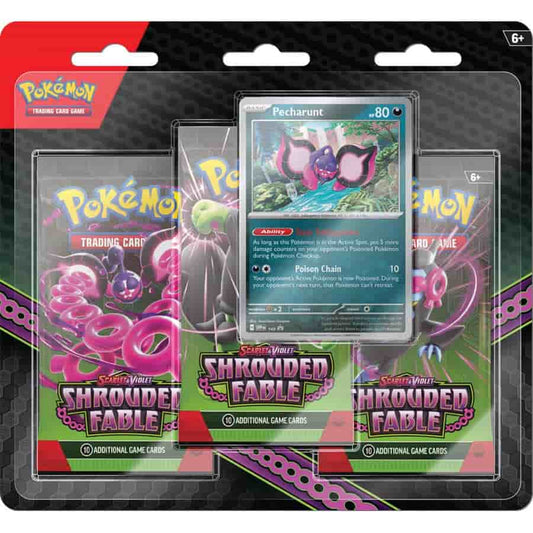Pokemon | SCVI06.5: Shrouded Fable | Shrouded Fable Three Pack Booster