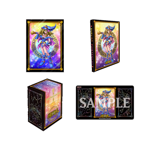 Dark outlet Magician Girl Deck Sleeves, Card Case, Game Mat, Duelist Portfolio Bundle