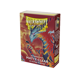 Supplies | Dragon Shield | Dragon Shield Matte Clear Outer Sleeves (60 Count)