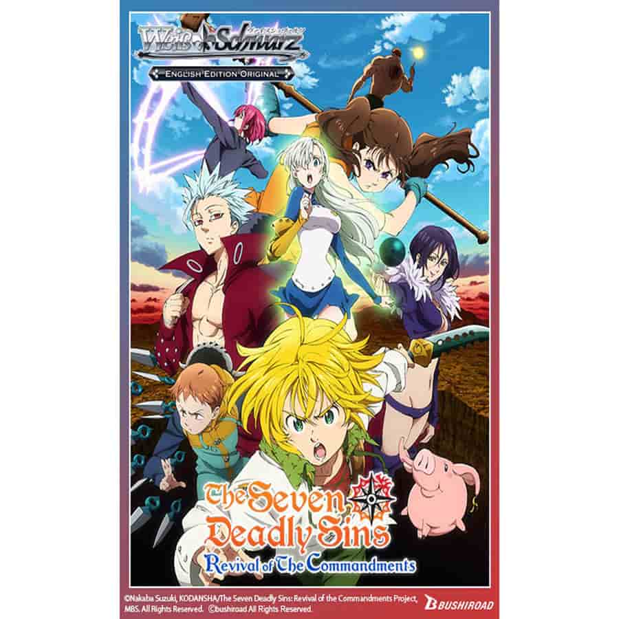 the seven deadly sins booster box Opening A Seven Deadly Sins / Weiss Schwarz Booster Box and Supply Set!